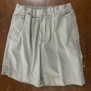 Polo by Ralph Lauren Light Gray Flat Front Shorts